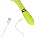 Loveline Silicone G-Spot Vibrator Lime Passion Loveline Silicone G-Spot Vibrator Lime Passion