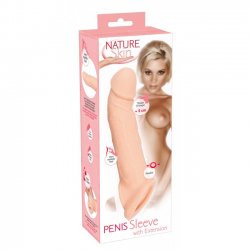 Nature Skin Penis Sleeve with Extension