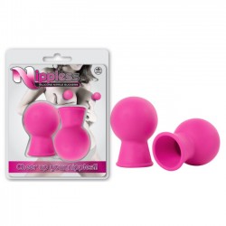 NMC Nippless Silicone Nipple Sucker Set Pink 2ks - Prísavky na bradavky