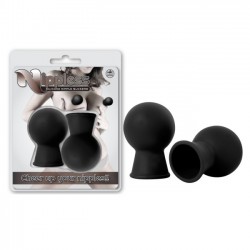 NMC Nippless Silicone Nipple Sucker Set Black 2ks - Prísavky na bradavky