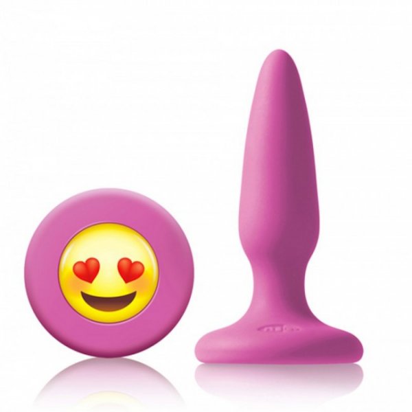 NS Novelties Mojis Plug #ILY Ružová