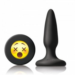 NS Novelties Mojis Plug #WTF Čierna