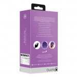 Ouch! Bunny Tail with Metal Butt Plug Purple