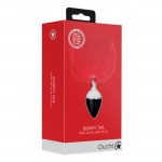 Ouch! Bunny Tail with Metal Butt Plug Red Ouch! Bunny Tail with Metal Butt Plug Red