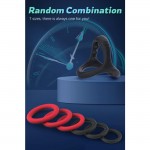 Paloqueth Canrok Silicone Penis Rings Set Black 7ks Paloqueth Canrok Silicone Penis Rings Set Black 7ks
