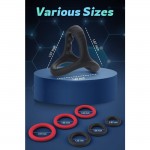 Paloqueth Canrok Silicone Penis Rings Set Black 7ks Paloqueth Canrok Silicone Penis Rings Set Black 7ks