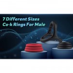 Paloqueth Canrok Silicone Penis Rings Set Black 7ks Paloqueth Canrok Silicone Penis Rings Set Black 7ks