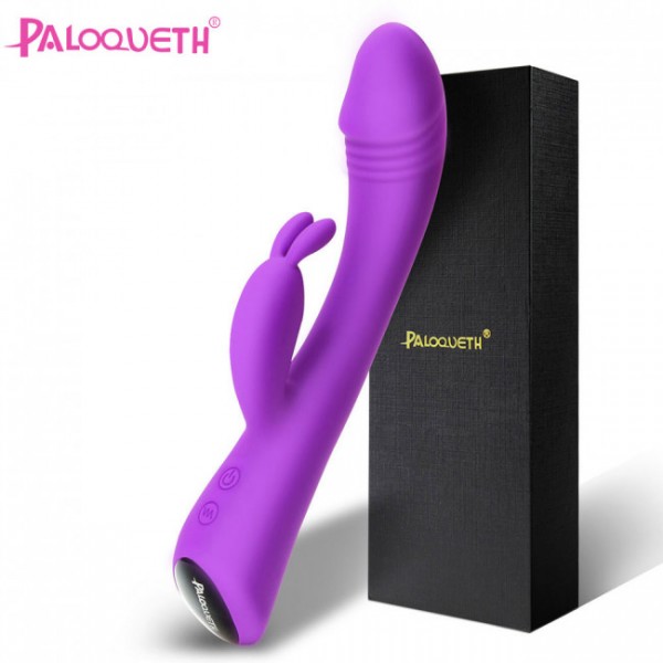 Paloqueth G-Spot Rabbit Vibrator Purple Paloqueth G-Spot Rabbit Vibrator Purple