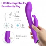 Paloqueth G-Spot Rabbit Vibrator Purple Paloqueth G-Spot Rabbit Vibrator Purple