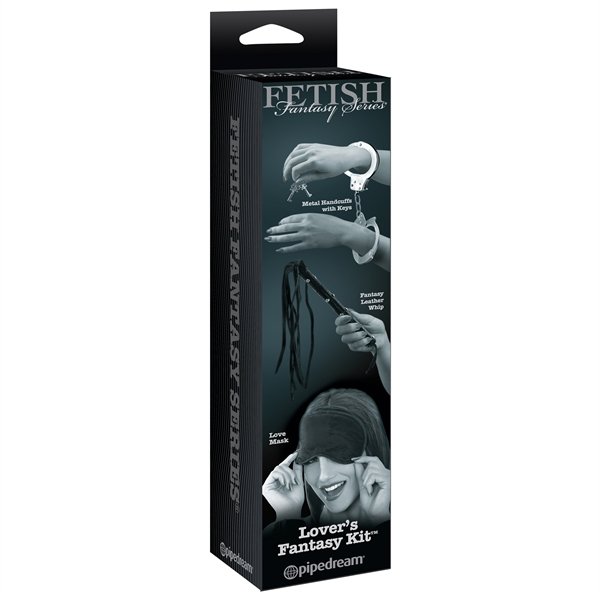 Fetish Fantasy Limited Edition Lover's Fantasy Kit - Erotická sada, putá, bičík a maska
