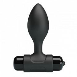 Pretty Love Vibra Butt Plug Black