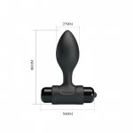 Pretty Love Vibra Butt Plug Black Pretty Love Vibra Butt Plug Black