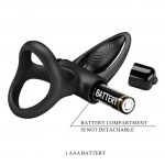 Pretty Love Vibration Cock Ring 10 Vibration Settings Black Pretty Love Vibration Cock Ring 10 Vibration Settings Black