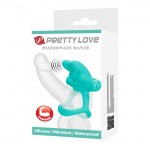Pretty Love Passionate Dante Dual Vibration Ring Aqua Green Pretty Love Passionate Dante Dual Vibration Ring Aqua Green