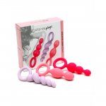 Satisfyer Plugs Color 3ks - sada análnych kolíkov