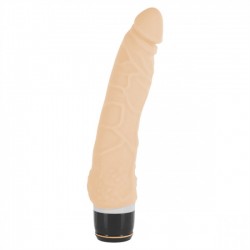 Seven Creations Classic Slim Vibrator - Silikónový klasický vibrátor Telová