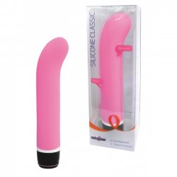 Seven Creations Silicone Classic G-Vibe Ružová + batérie zdarma