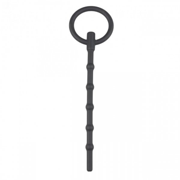 Sinner Gear Long Hollow Silicone Penis Plug 096 - Silikónový dilatátor