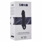 Sono No.33 Stretchy Penis Extension - Návlek na penis Čierny Sono No.33 Stretchy Penis Extension - Návlek na penis Čierny