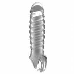 Sono No.32 Stretchy Penis Extension - Návlek na penis Priehľadný