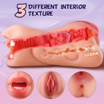 SuperLove 3in1 Realistic Mouth-Pussy-Anal Masturbator SuperLove 3in1 Realistic Mouth-Pussy-Anal Masturbator