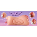 SuperLove 3in1 Realistic Mouth-Pussy-Anal Masturbator SuperLove 3in1 Realistic Mouth-Pussy-Anal Masturbator