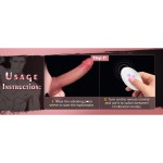 SuperLove BigD Vibrating Realistic Penis Sleeve with Remote SuperLove BigD Vibrating Realistic Penis Sleeve with Remote