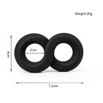 SuperLove Dual Premium Thick Silicone Erection Cock Ring Black SuperLove Dual Premium Thick Silicone Erection Cock Ring Black