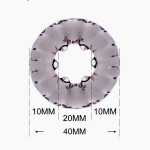 SuperLove Cock Ring Set Transparent 3 Pack