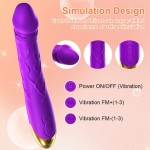 SuperLove Realistic Fantasy Vibrator Purple