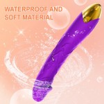 SuperLove Realistic Fantasy Vibrator Purple