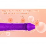 SuperLove Realistic Fantasy Vibrator Purple