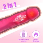 SuperLove Realistic Heating Soft Vibrator Pink SuperLove Realistic Heating Soft Vibrator Pink