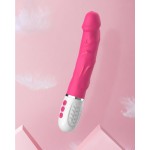 SuperLove Realistic Heating Soft Vibrator Pink SuperLove Realistic Heating Soft Vibrator Pink