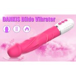 SuperLove Realistic Heating Soft Vibrator Pink SuperLove Realistic Heating Soft Vibrator Pink