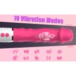 SuperLove Realistic Heating Soft Vibrator Pink SuperLove Realistic Heating Soft Vibrator Pink