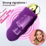SuperLove Mia Vibrating Egg Purple