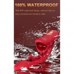 SuperLove Triple Stimulation Licking Tongue & Flapping G-Spot Vibrator Red