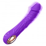 SuperLove Realistic Powerful G-Spot Vibrator Purple