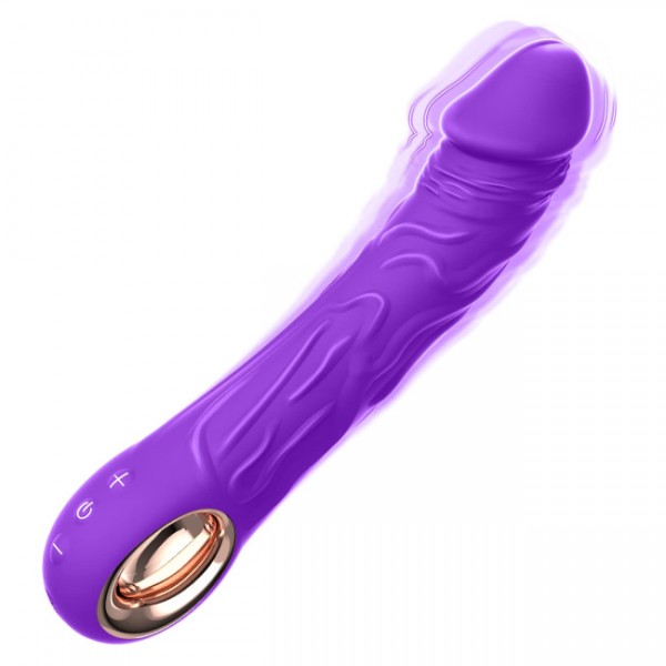 SuperLove Realistic Powerful G-Spot Vibrator Purple
