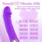 SuperLove Realistic Powerful G-Spot Vibrator Purple