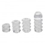SuperLove Stimulating Penis Sleeve Set Transparent