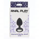 ToyJoy Diamond Booty Jewel Black Small