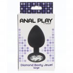 ToyJoy Diamond Booty Jewel Black Large