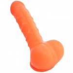 Toylie Latex Penis Sleeve Carlos 15cm Neon Orange