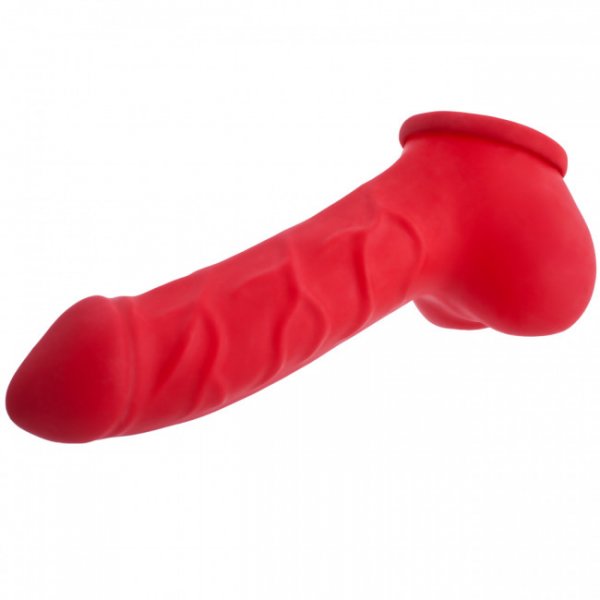 Toylie Latex Penis Sleeve Carlos 15cm Red