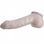 Toylie Latex Penis Sleeve Carlos 15cm Silver