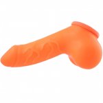 Toylie Latex Penis Sleeve Danny 11,5cm Neon Orange