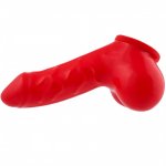 Toylie Latex Penis Sleeve Danny 11,5cm Red Toylie Latex Penis Sleeve Danny 11,5cm Red
