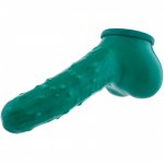 Toylie Latex Penis Sleeve Cucumber 13cm Green Toylie Latex Penis Sleeve Cucumber 13cm Green